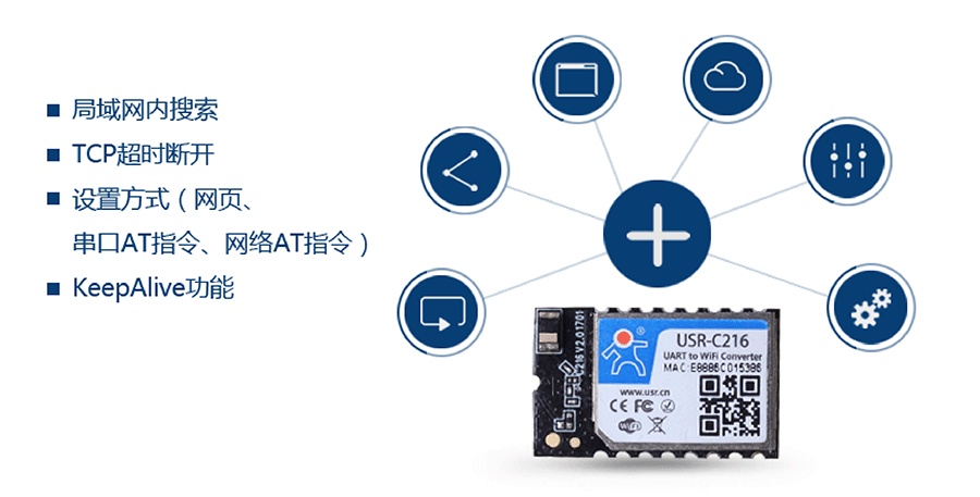 低功耗串口转WIFI模块:更多功能 低功耗串口转WIFI模块:更多功能
