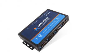 四串口服务器 多路串口服务器 RS232/485/422串口转以太网转换器 四串口服务器 多路串口服务器 RS232/485/422串口转以太网转换器