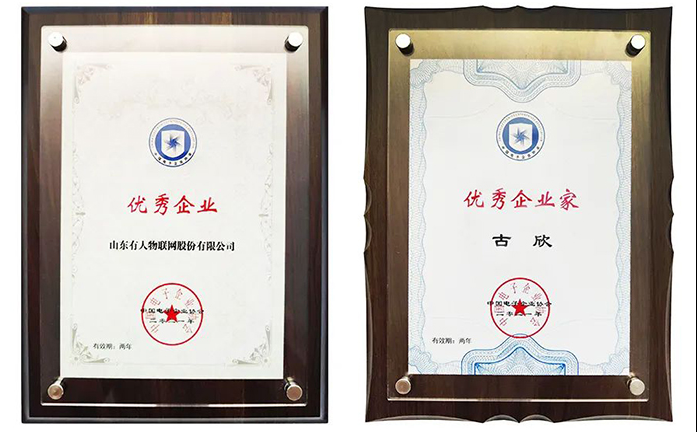 双喜！有人物联网及董事长古欣分别获选全国电子信息行业“优秀企业”、“优秀企业家”称号