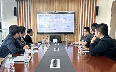 华为济南创新中心代表团拜访山东有人物联网股份有限公司